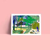 Le Morne - limited edition art print (A4)