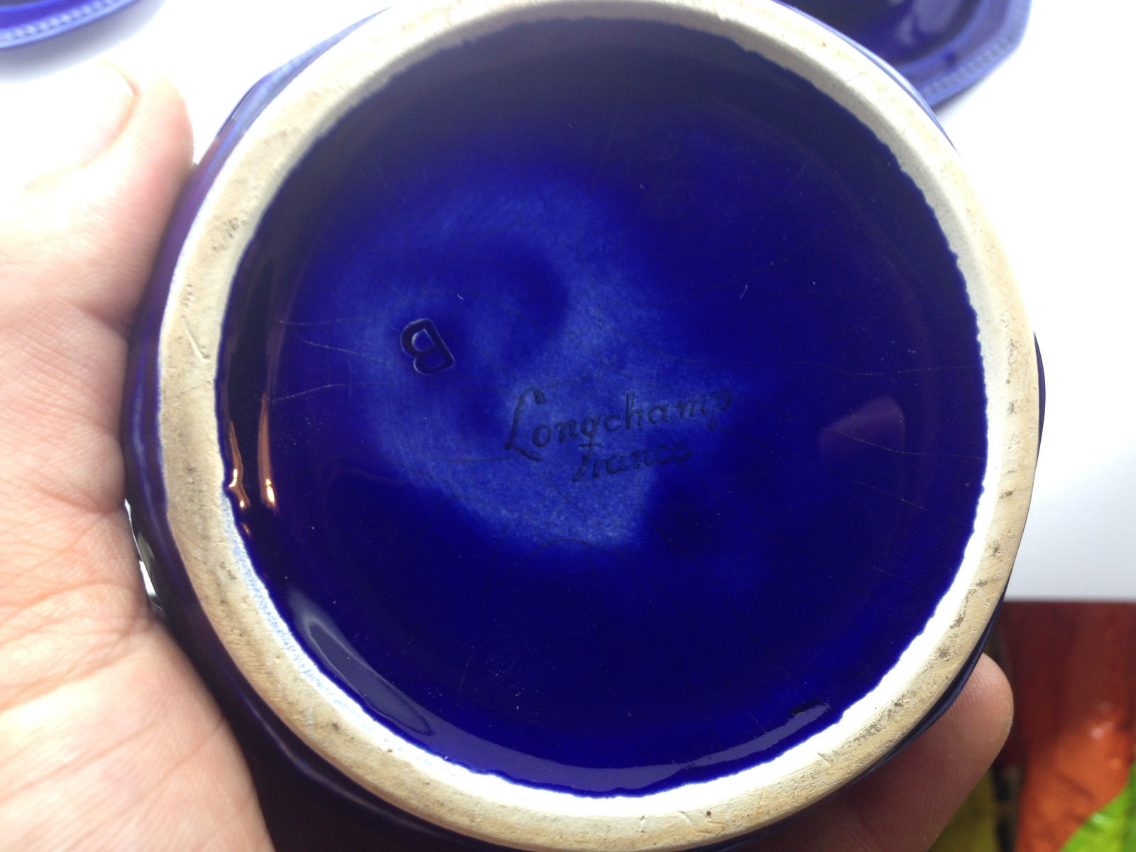 Former Longchamp earthenware tea service