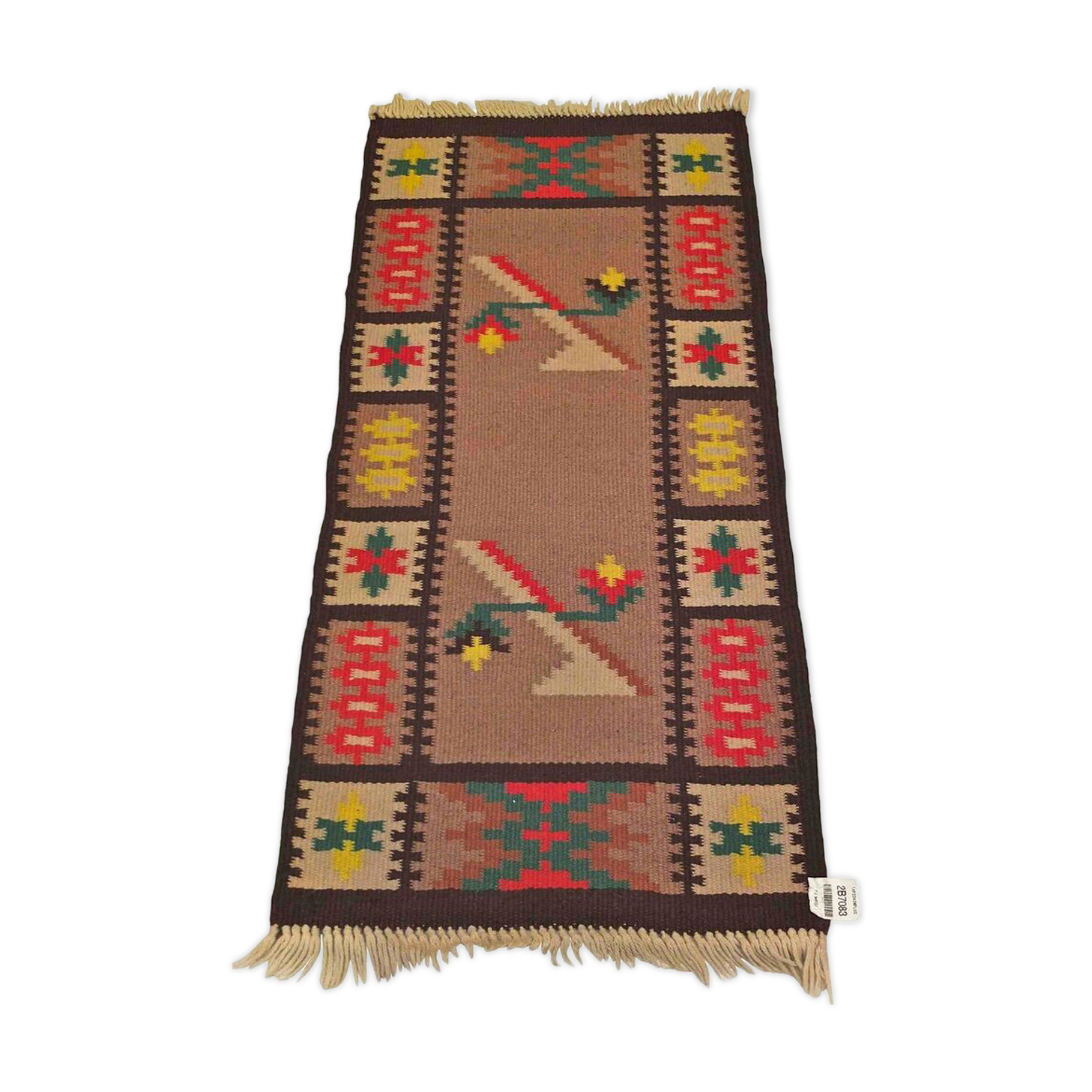Carpet kilim of years 60-68 x 152 cm