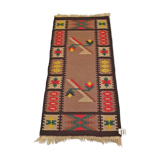 Carpet kilim of years 60-68 x 152 cm