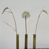 Green glass soliflores