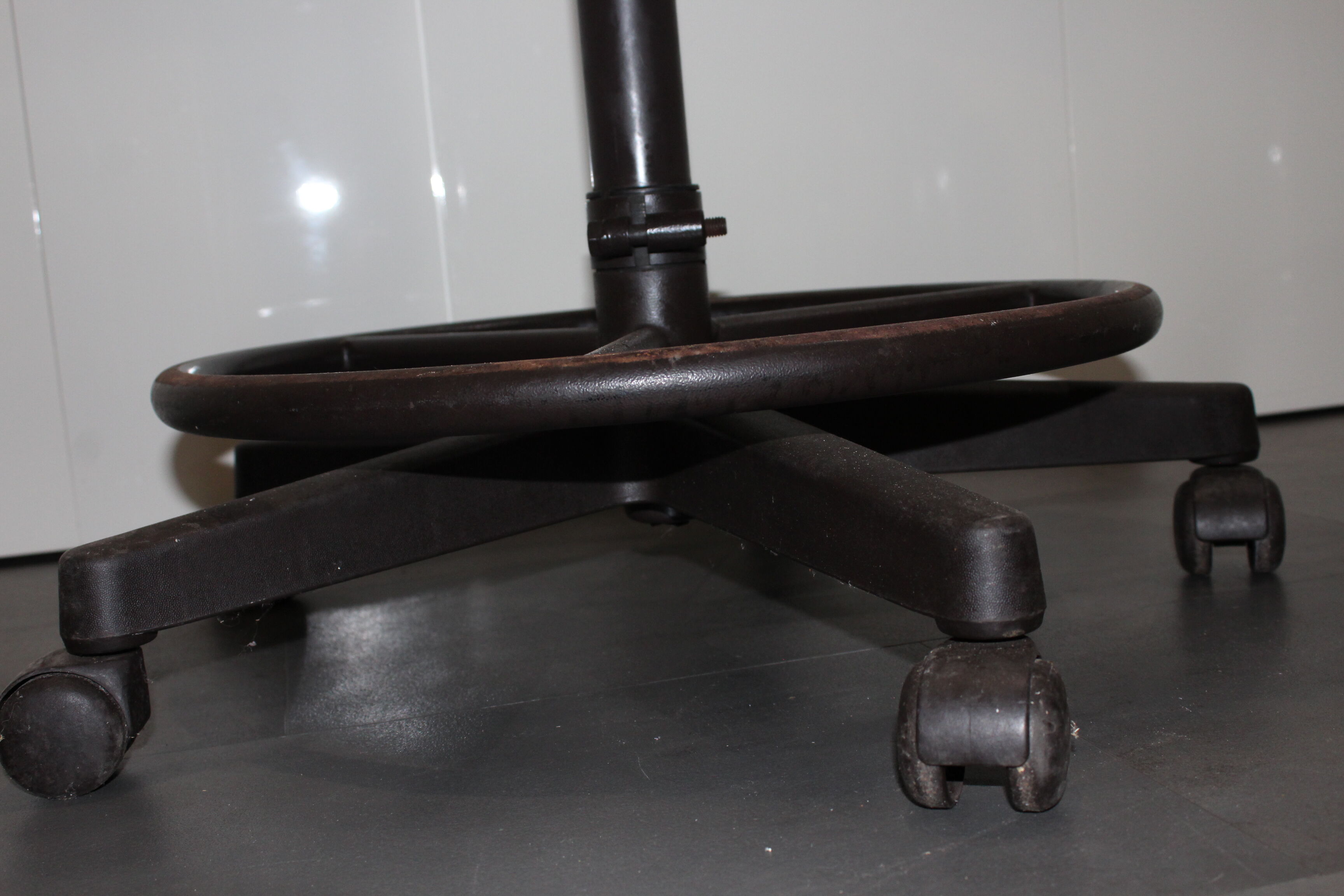Old office, workshop, industrial chair with wheels