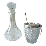 Carafe and ice bucket from the 60s