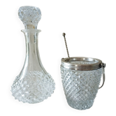 Carafe et seau à glace années 60