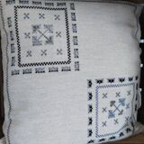 Couple de coussins berbère Kerkennah gris