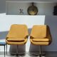 Pair of space age swivel chairs 70s