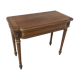 Console and table game at the end of the XIX century Walnut