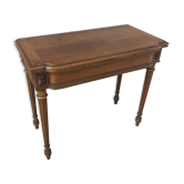 Console and table game at the end of the XIX century Walnut