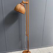 Hans agne Jakobsson wood floor lamp 1960s