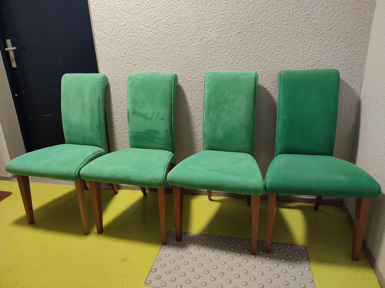 4 chaises Cattelan vintage Italie