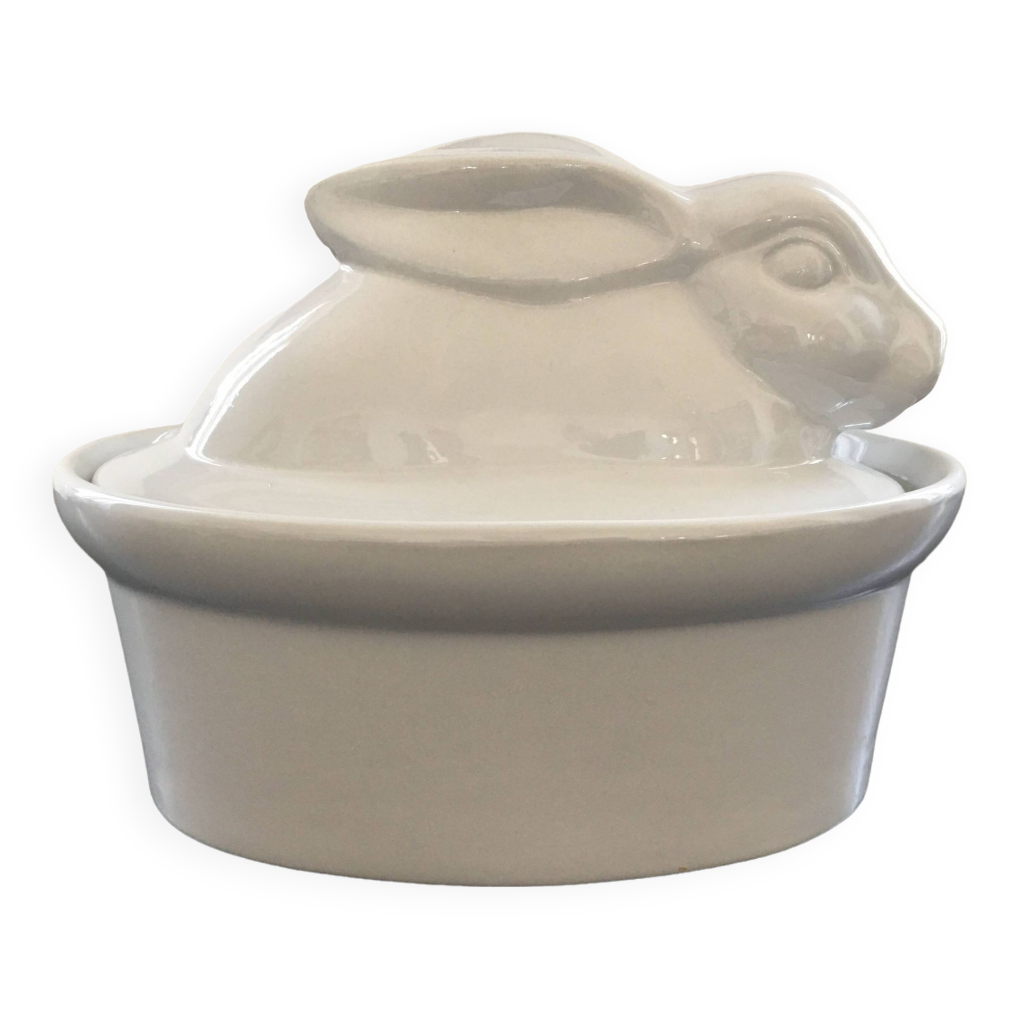 Terrine lapin en porcelaine