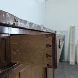 Louis XVI style enfilade in mahogany, late 19th century.