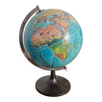 Globe terrestre lumineux Scan-Globe Havdrup 1977