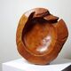 Large vintage nut bowl or empty pocket in teak wood, Italy, 1960s-70s