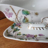 Limoges porcelain sauce dish, 1900