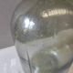 Vintage former lady-jeanne in green glass 10 L broken neck