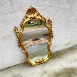Baroque mirror in period wood