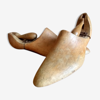 Pair of wooden shoe trees