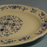 Oval earthenware dish of saint Amand