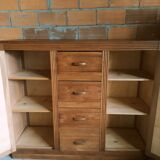 Original and vintage sideboard in solid wood