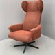 Swivel armchair from Eastern Europe by Drevotvar, Czechoslovakia, 1970s.