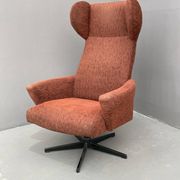 Swivel armchair from Eastern Europe by Drevotvar, Czechoslovakia, 1970s.