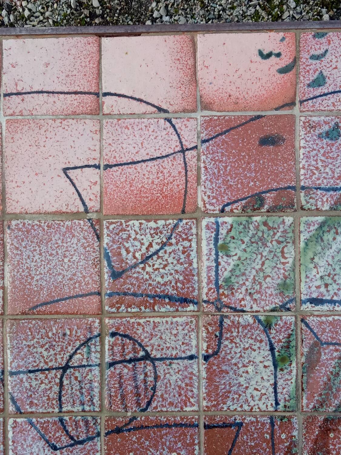 Ceramic coffee table 1970
