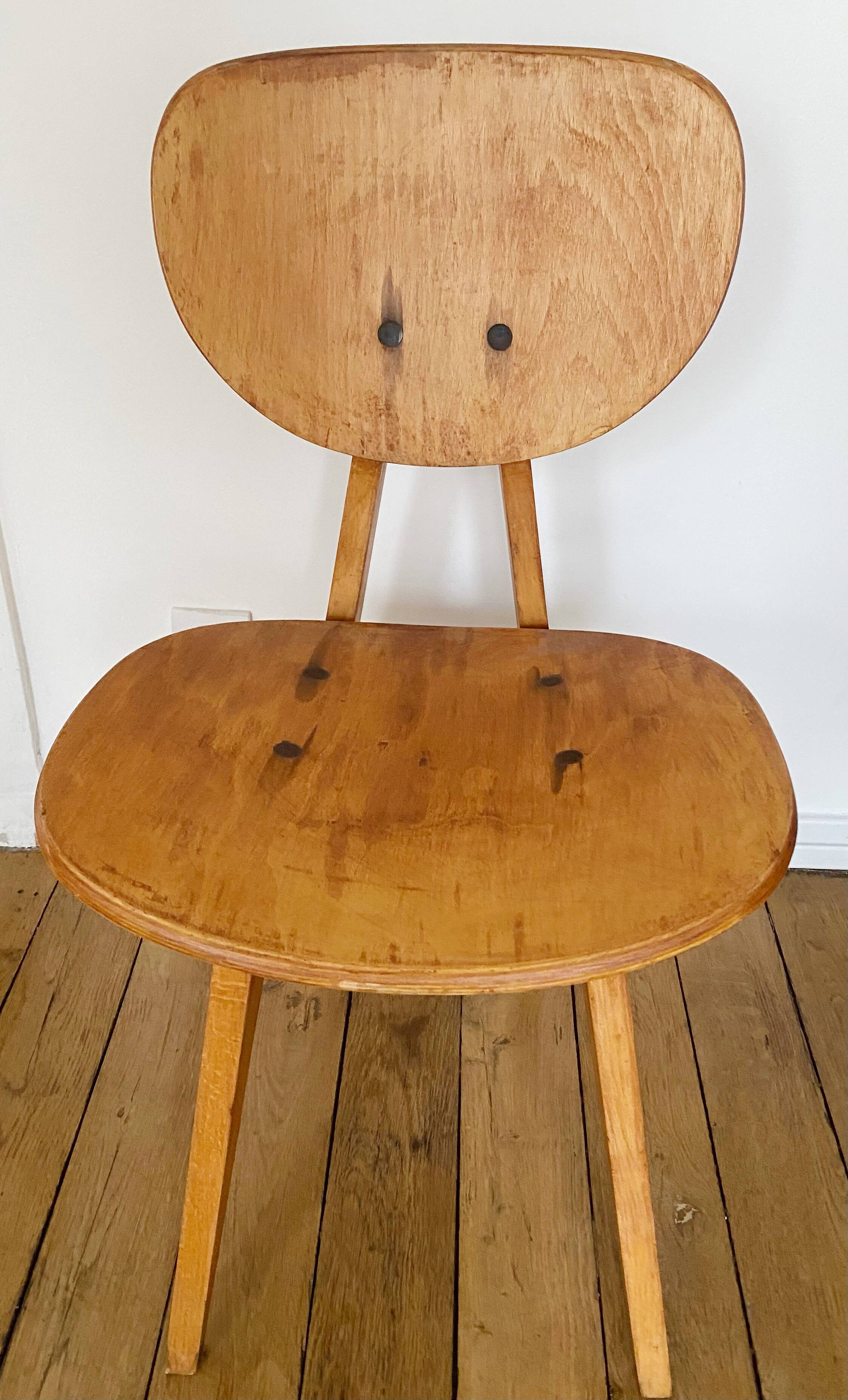 Junzo sakakura chair / n. 3221 / vintage