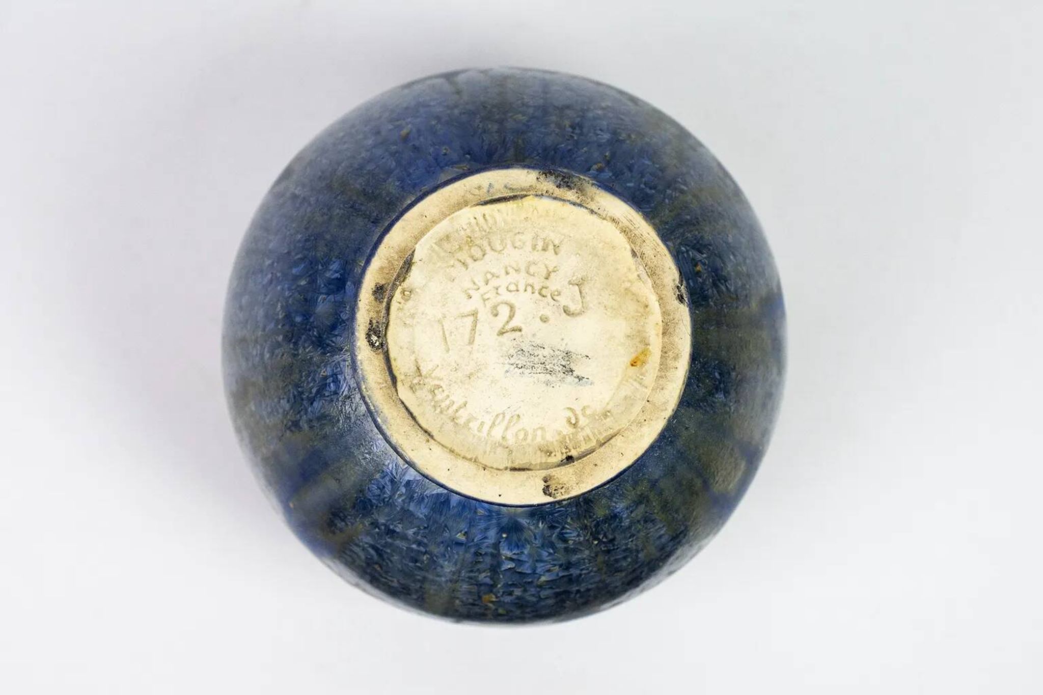 Vase boule art déco — Mougin & Gaston Ventrillon (Nancy)