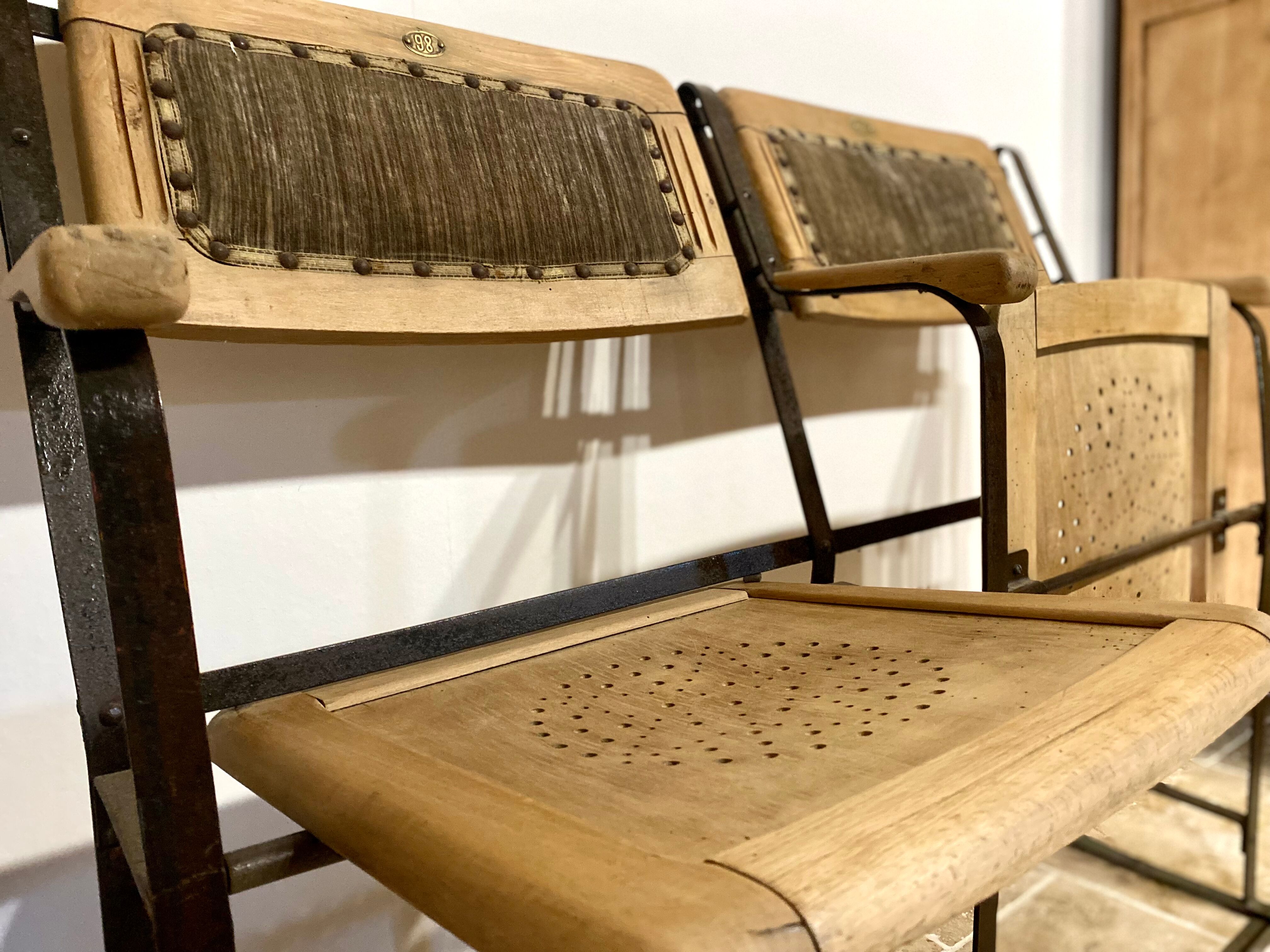 Fauteuils de théâtre Luterma début XXème