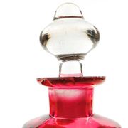 Carafe, Art Nouveau, glass, France, early 20th century