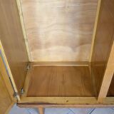 Wood and rattan wardrobe 60'