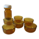 6 bols en verre opaque jaune de chez Lever en très bon état.