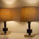 Paire de lampes vintage 1970