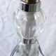 Pied de lampe verre et métal