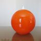 Suspension ball in opaline orange 70s