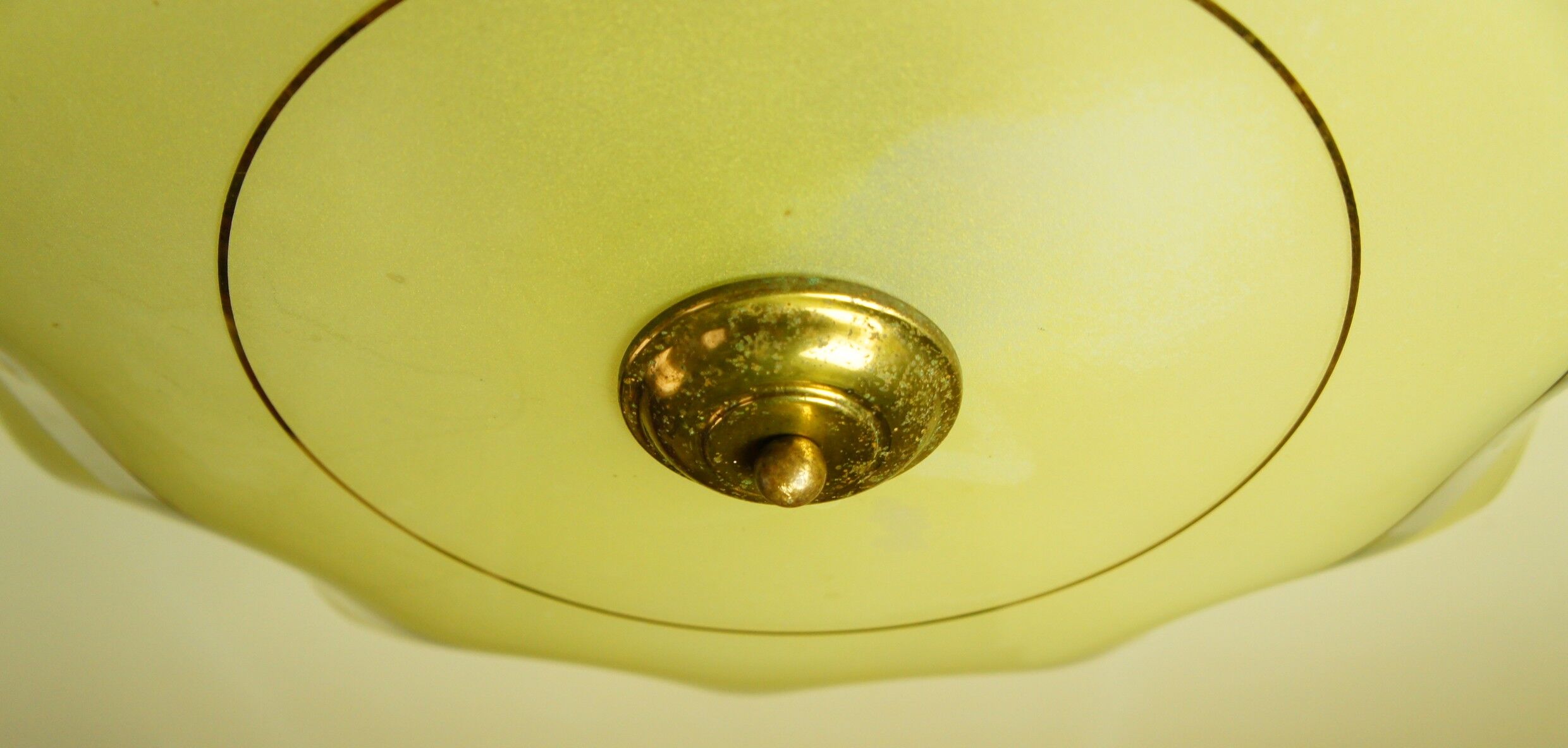 1950 glass ceiling chandelier