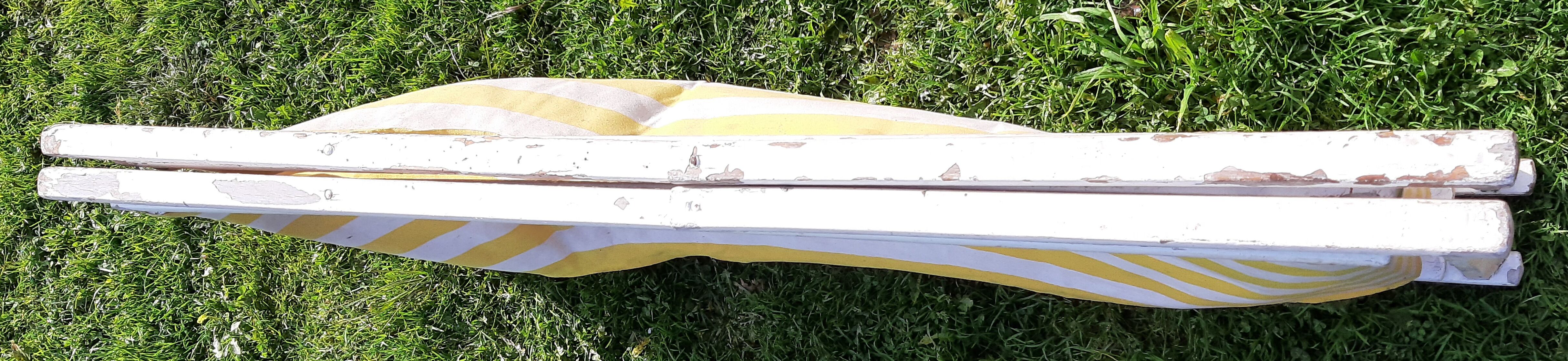 Pair of vintage chaises longues