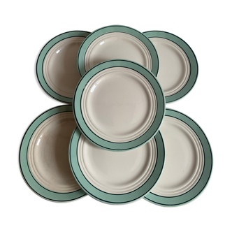 Lot de 7 assiettes Saint Amand