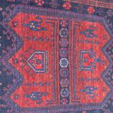 Tapis ancien persan bijar fait main 148x318 cm