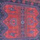 Very beautiful old Persian carpet Bijar handmade 148x318 cm