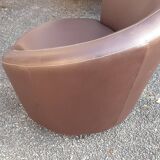 Rotating living room design armchair