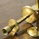 2x Mid century brass candle sticks, Kara Denmark