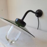 Gooseneck courtyard wall light