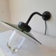 Gooseneck courtyard wall light