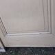 Haussmannian door 72.7x221cm with an old glazed transom frame chassis.