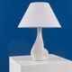 French work - free-form ceramic lamp - france, circa 1950
