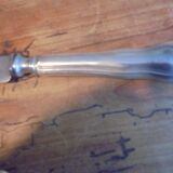 8 old silver metal knives