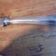 8 old silver metal knives