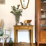 Old wooden side table